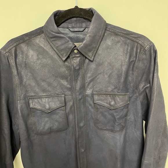 John Varvatos Izzy goat suede Jacket. Size EU 44 USA 34 Small BNWT $698 - Picture 15 of 16